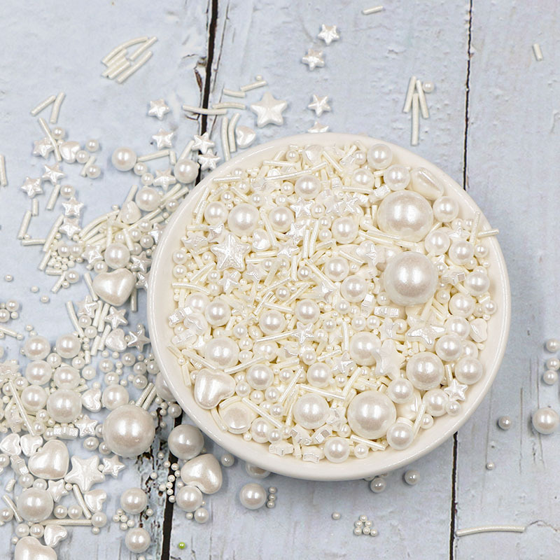 Décoration de gâteau en perles comestibles