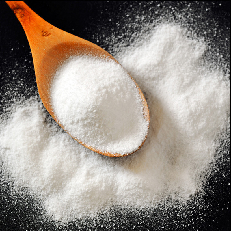 Bicarbonate de sodium inodore en cristal blanc dans la transformation des aliments